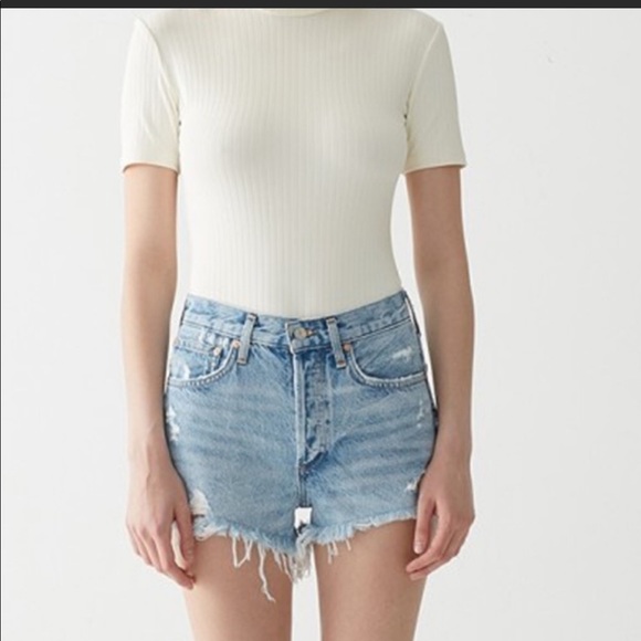 AGOLDE // Parker Shorts in Swampmeet - Picture 2 of 7